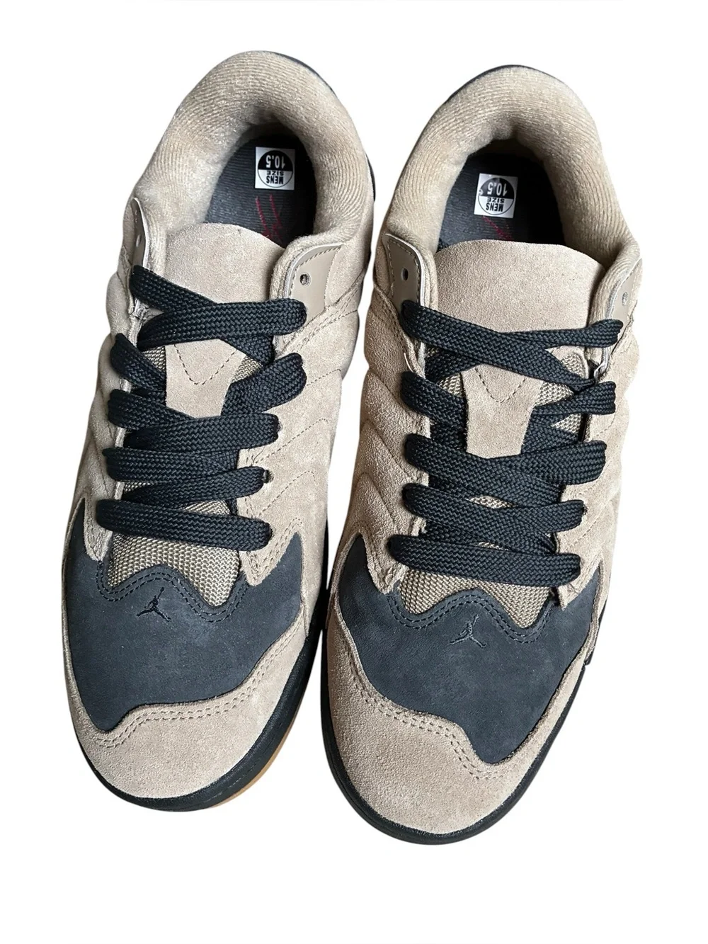 Jordan Session Athletic Lace-Up Low Top Khaki/Anthracite/Gum Sz 10.5 men NEW